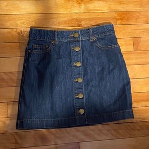 Forever 21 Button Down Jean Skirt